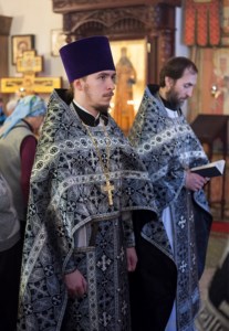 Литургия Преждеосвященных Даров в храме во имя святителя Тихона, Епископа Воронежского, Задонского чудотворца г.Саратова