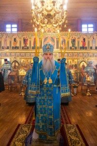 Божественная литургия в храме в честь Сретения Господня г.Саратова