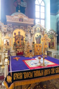 Литургия Преждеосвященных Даров в храме в честь Сошествия Святого Духа г. Саратова