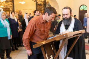Божественная литургия в Свято-Никольском мужском монастыре г. Саратова