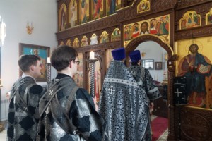Пассия в храме в честь Успения Божией Матери г.Вольска