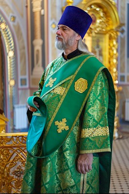 Божественная литургия в Свято-Троицком кафедральном соборе г. Саратова