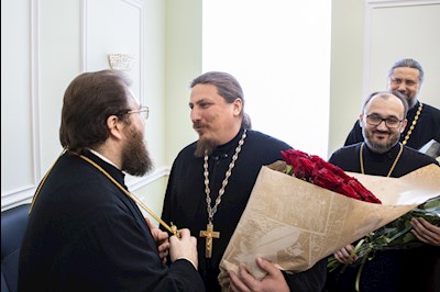 Митрополит Игнатий принимает поздравления с Днем рождения