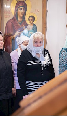 Митрополит Игнатий совершил всенощное бдение в храме в честь иконы Божией Матери «Скоропослушница» г. Шиханы Вольского района