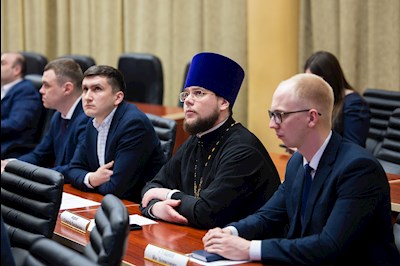 Митрополит Игнатий выступил с докладом на заседании Совета по взаимодействию с национальными и религиозными объединениями