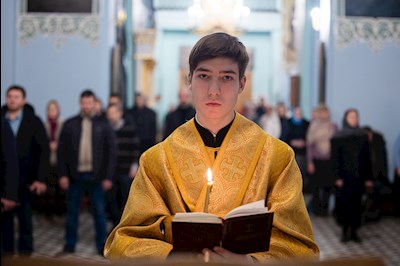 Митрополит Игнатий совершил всенощное бдение в Свято-Духовском соборе г. Саратова