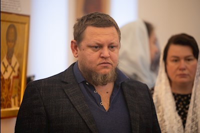 Митрополит Игнатий совершил Божественную литургию в Свято-Никольском храме с. Октябрьский Городок