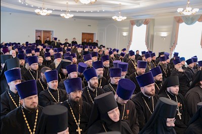 Состоялось ежегодное Епархиальное собрание духовенства