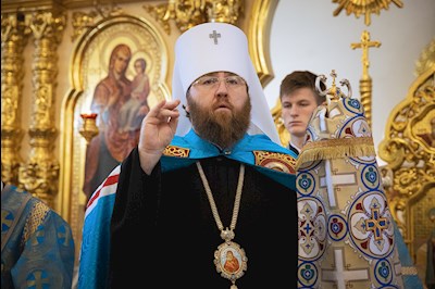 Митрополит Игнатий возглавил соборное архиерейское богослужение в Казанском храме г. Саратова