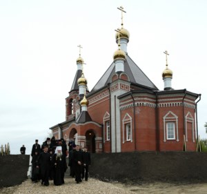 Чин Великого освящения и Божественная литургия в храме в честь Владимирской иконы Божией Матери Владимирского женского монастыря г. Вольска