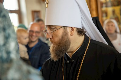 Митрополит Игнатий совершил Божественную литургию в Свято-Алексиевском женском монастыре г. Саратова