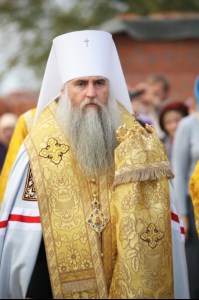 Чин основания Владимирского храма подворья Свято-Алексиевского женского монастыря Саратова в Вольске