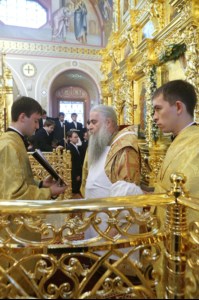 Великое освящение верхнего храма во имя Святой Живоначальной Троицы Свято-Троицкого кафедрального собора города Саратова