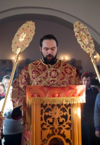 Божественная литургия в Спасо-Преображенском мужском монастыре г. Саратова