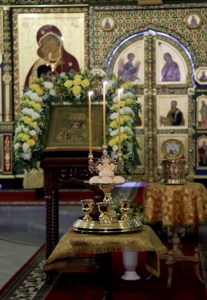 Всенощное бдение в Свято-Никольском мужском монастыре г. Саратова