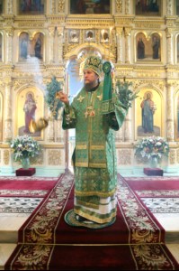 Божественная литургия в храме Сошествия Святого Духа г. Саратова