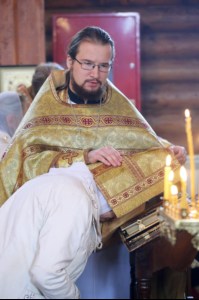 Божественная литургия в храме в честь Сретения Господня г. Саратова