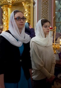 Божественная литургия и новогодний молебен в Свято-Троицком кафедральном соборе города Саратова