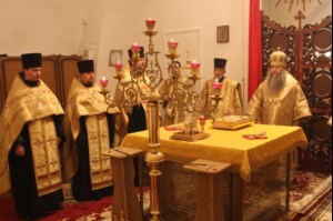 Всенощное бдение в храме во имя святого благоверного великого князя Александра Невского г. Ртищево