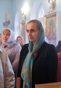 Божественная литургия в храме в честь Рождества Пресвятой Богородицы с. Ершовка (Муммовское) Аткарского района