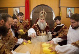 Митрополит Лонгин совершил Великое освящение храма во имя великомученицы Параскевы с. Благодатное Хвалынского района