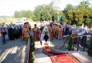 Божественная литургия в Вавиловом Доле
