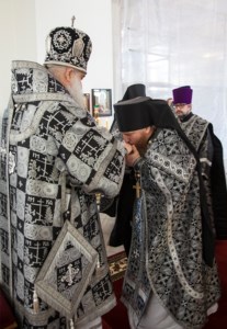 Литургия Преждеосвященных Даров в Свято-Никольском мужском монастыре г.Саратова