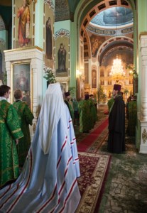 Всенощное бдение в храме Сошествия Святого Духа г. Саратова