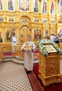 Всенощное бдение в Свято-Троицком кафедральном соборе г. Саратова