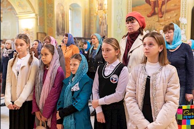 Всенощное бдение в Покровском храме г. Саратова