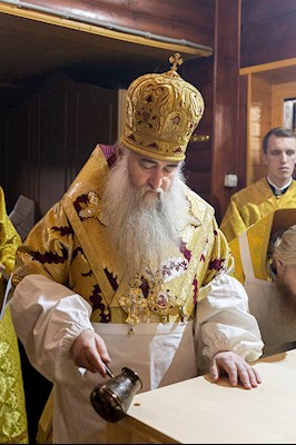 Великое освящение храма Казанской иконы Божией Матери г. Вольска и Божественная литургия в новоосвященном храме