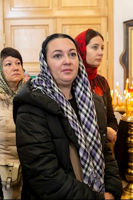 Божественная литургия в храме в честь Казанской иконы Божией Матери г. Саратова