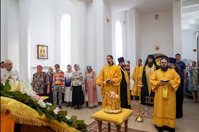 Всенощное бдение в Княже-Владимирском храме Саратова