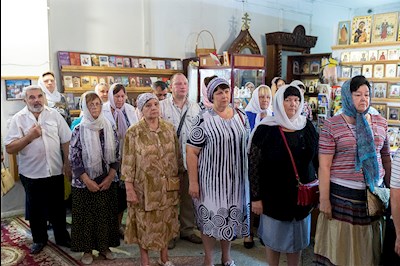 Божественная литургия в храме святителя Тихона Задонского г. Саратова