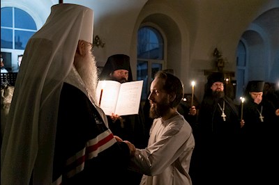 В Спасо-Преображенском монастыре состоялся монашеский постриг