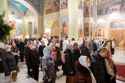 В праздник Крещения Господня митрополит Игнатий совершил Божественную литургию