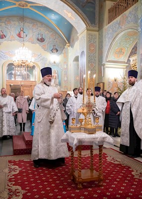 Всенощное бдение в Покровском соборе г. Саратова