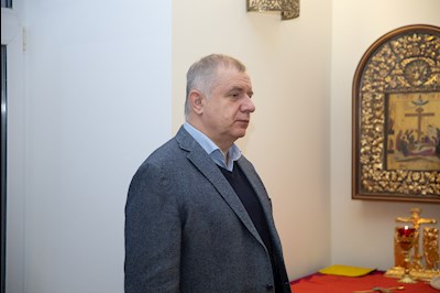 Завершилось пребывание саратовских святителей в крестовом храме епархиального управления