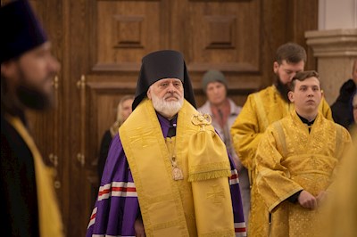 Всенощное бдение в Спасском кафедральном соборе г. Пензы