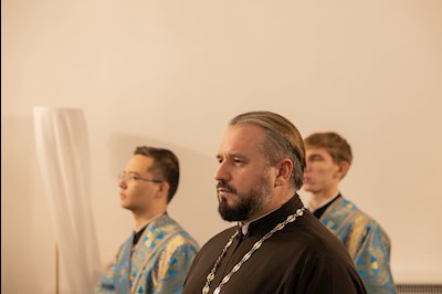 Митрополит Игнатий совершил всенощное бдение в храме святителя Тихона, епископа Воронежского, Задонского чудотворца, г. Саратова