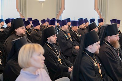 Состоялось ежегодное Епархиальное собрание духовенства