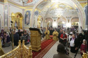 Великое освящение верхнего храма во имя Святой Живоначальной Троицы Свято-Троицкого кафедрального собора города Саратова