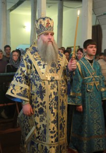 Всенощное бдение в храме в честь Благовещения Пресвятой Богородицы города Саратова
