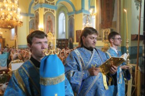Божественная литургия в храме в честь Казанской иконы Божией Матери г. Петровска