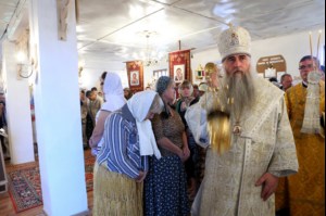 Чин Великого освящения и Божественная литургия в храме святого пророка Илии в селе Липовка Базарно-Карабулакского района