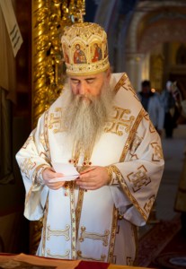 Божественная литургия в Свято-Троицком кафедральном соборе г. Саратова
