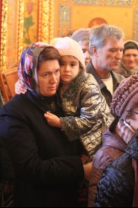 Божественная литургия в кафедральном соборе Казанской иконы Божией Матери г. Элисты