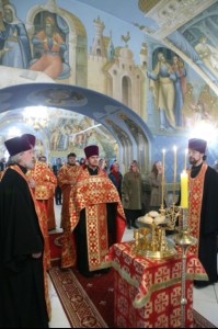Всенощное бдение в Свято-Троицком кафедральном соборе г.Саратова
