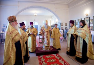 Всенощное бдение в храме в честь Рождества Христова г. Вольска