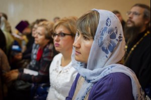 Саратовский священник рассказал об опыте празднования собора Саратовских святых на пленарном заседании IV Региональных Покровских Образовательных чтений